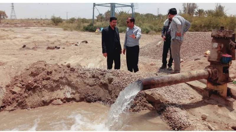 بهره‌مندی مردم روستای محطوط آبادِ عنبرآباد از نعمت آب شرب